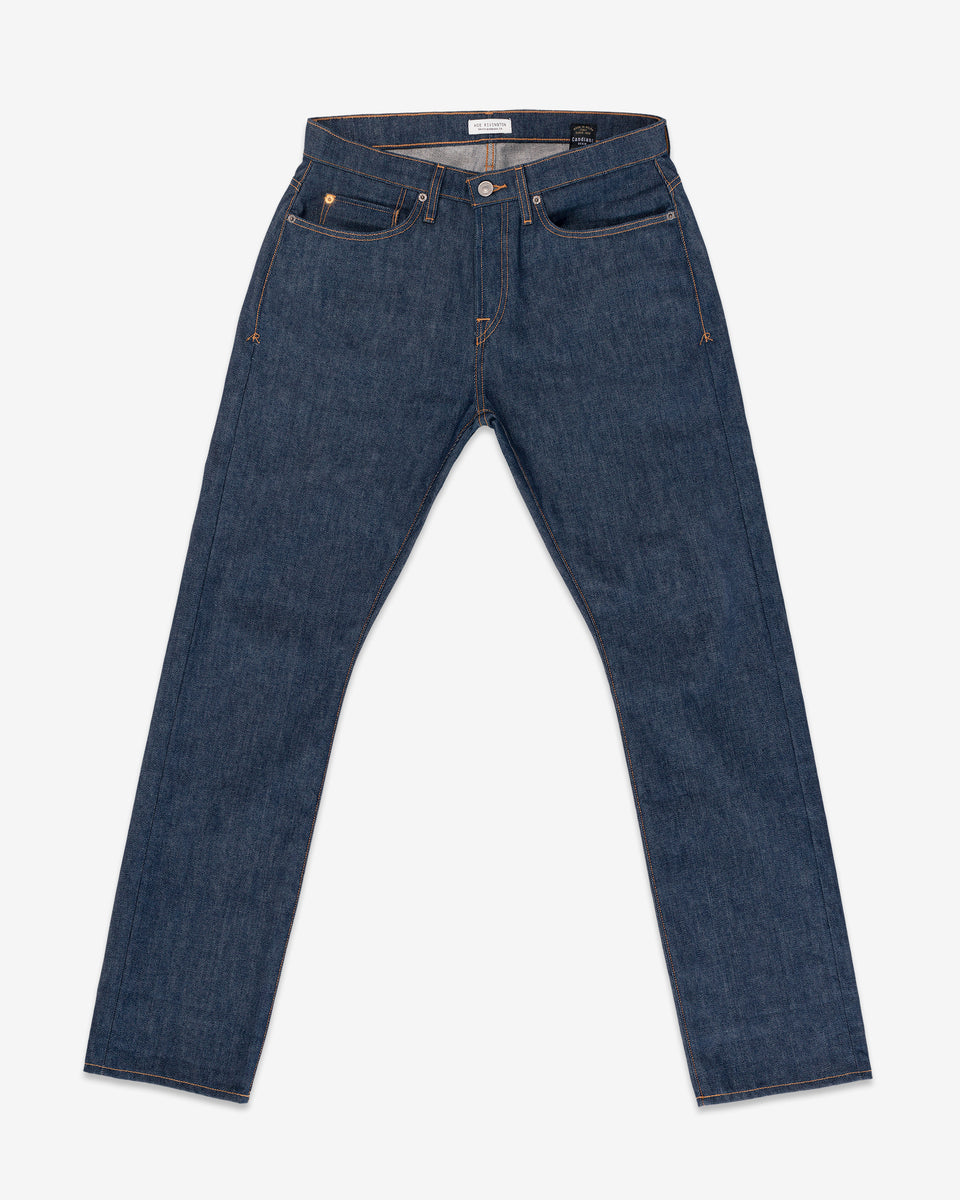 Mens Straight Cut Selvedge Jean Indigo - Community Clothing