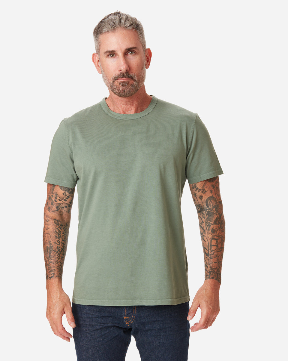 sage green t shirt mens