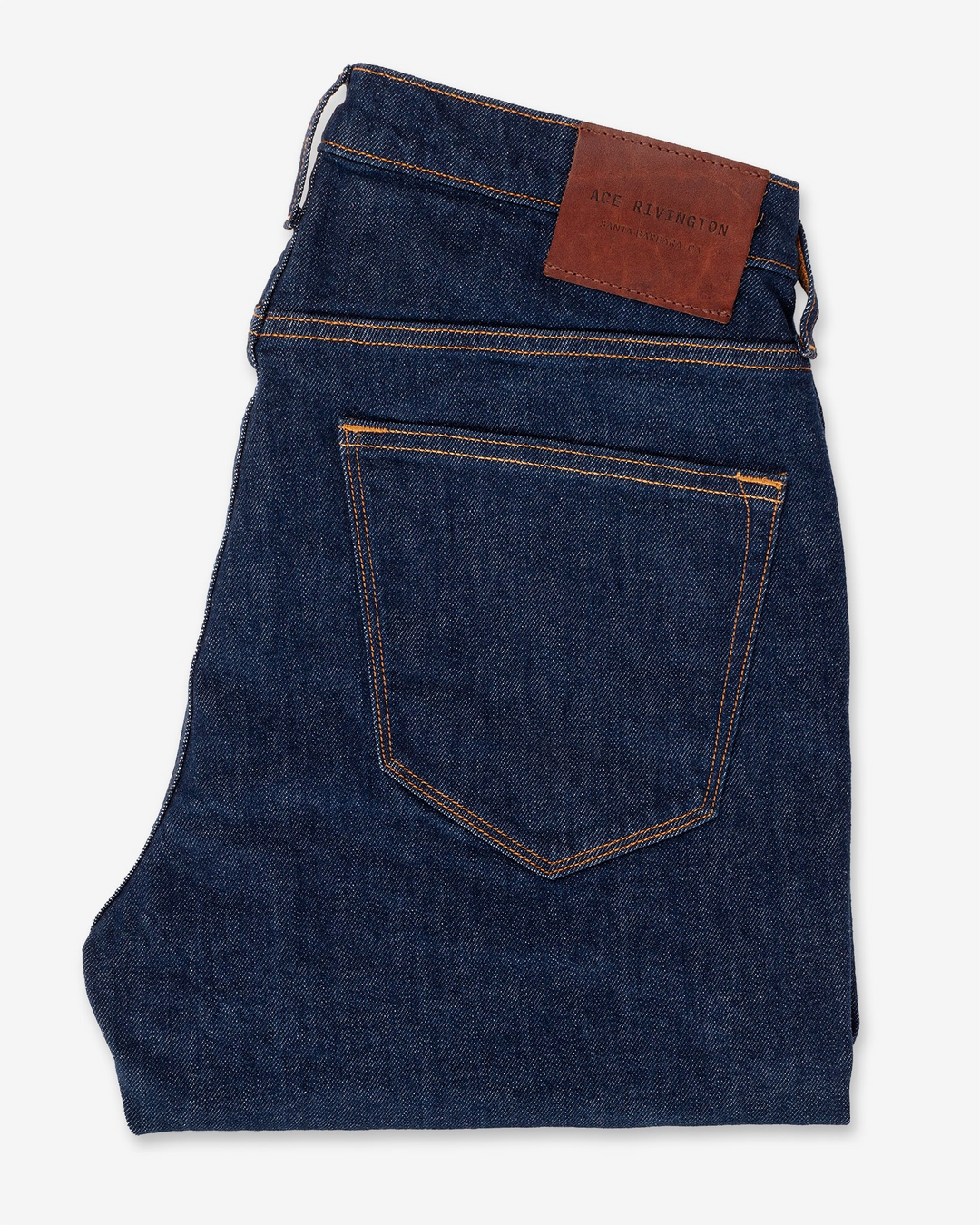 Athletic Straight Denim Jeans - Dark Rinse