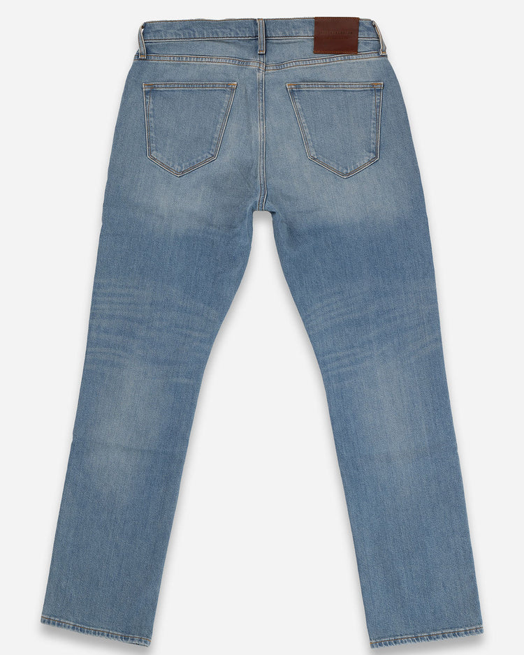 Ace Rivington Light Vintage - Athletic Straight-Leg Denim Jeans Back View.