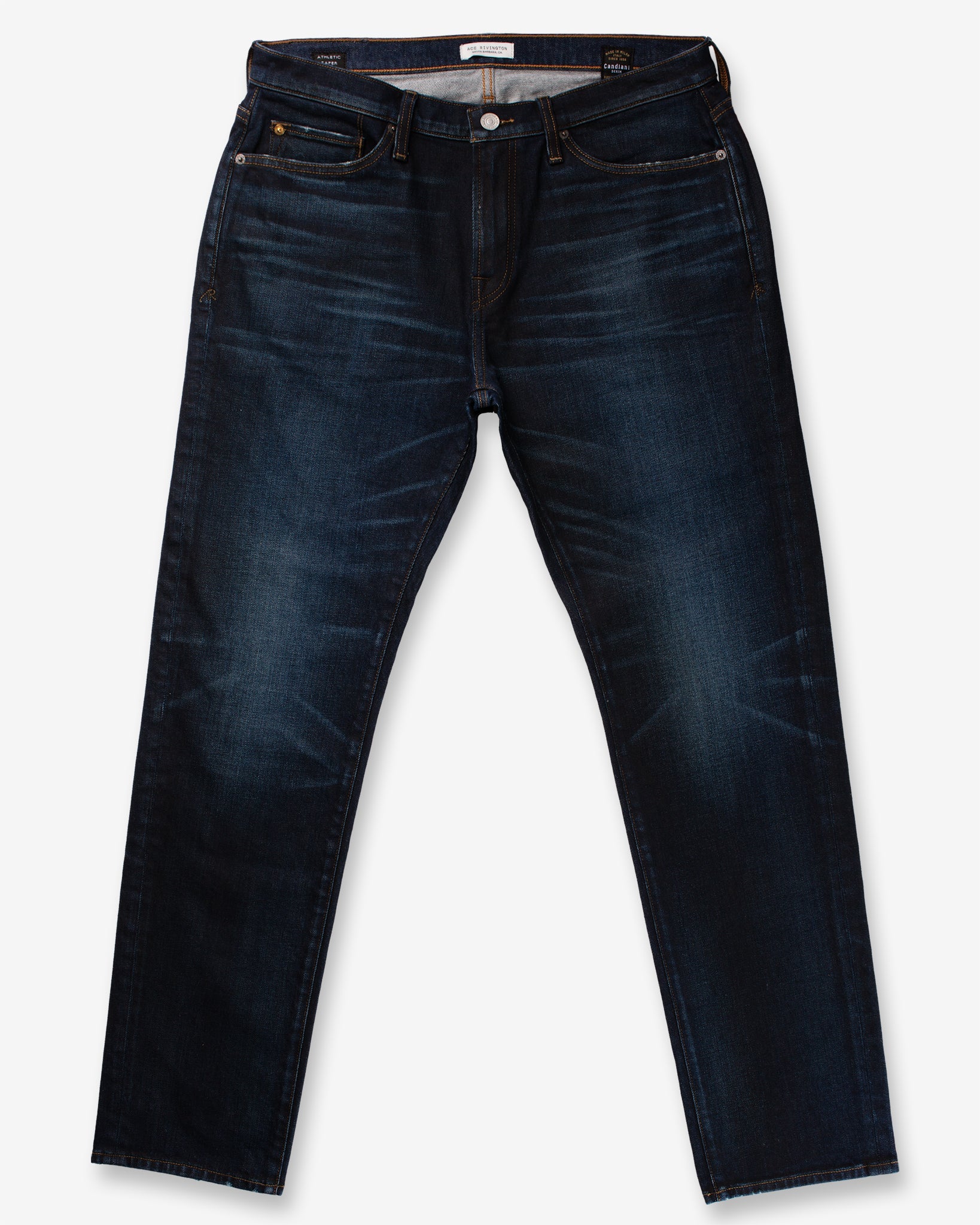 Athletic Taper Denim Jeans - Asphalt