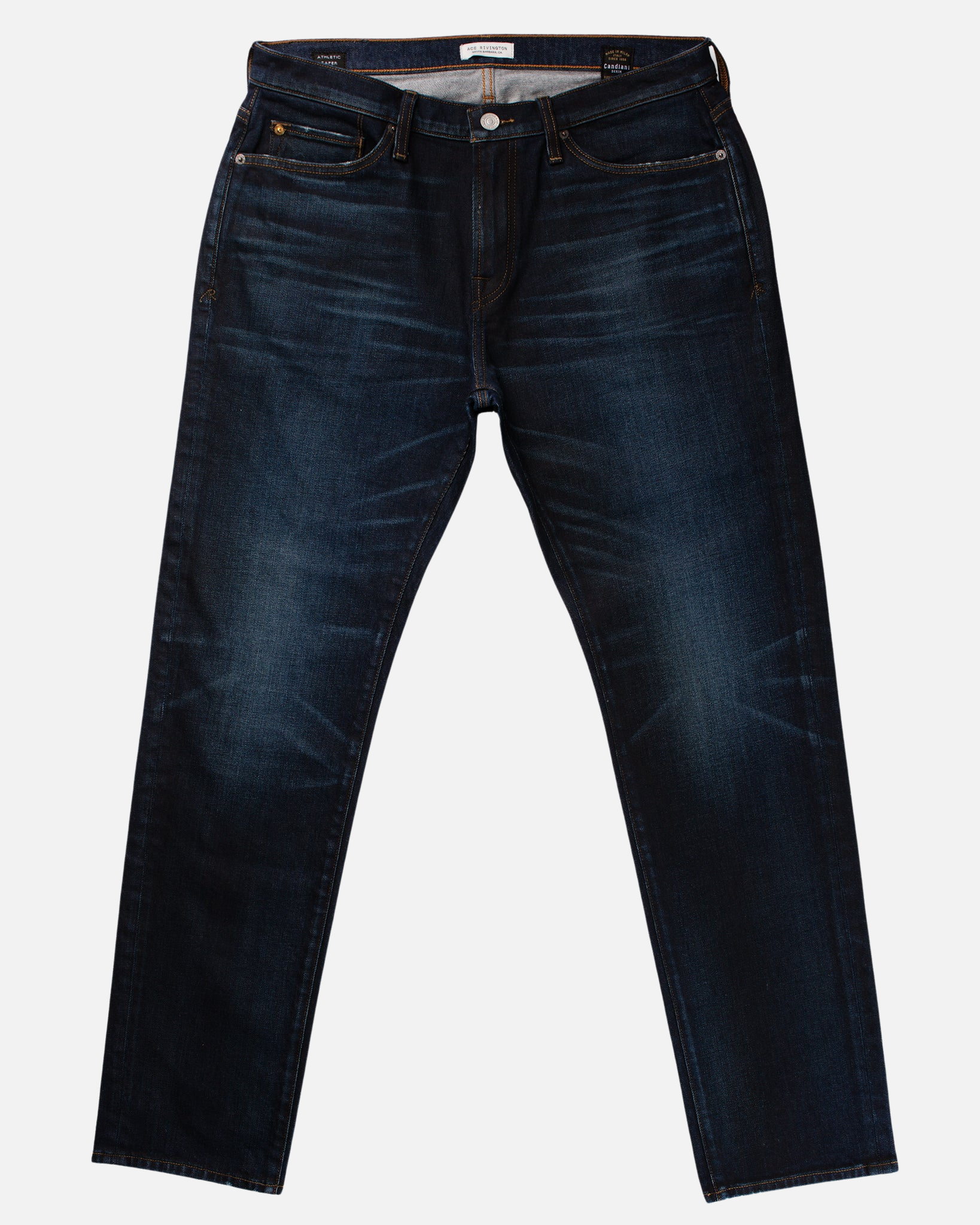 Athletic Taper Denim Jeans - Asphalt