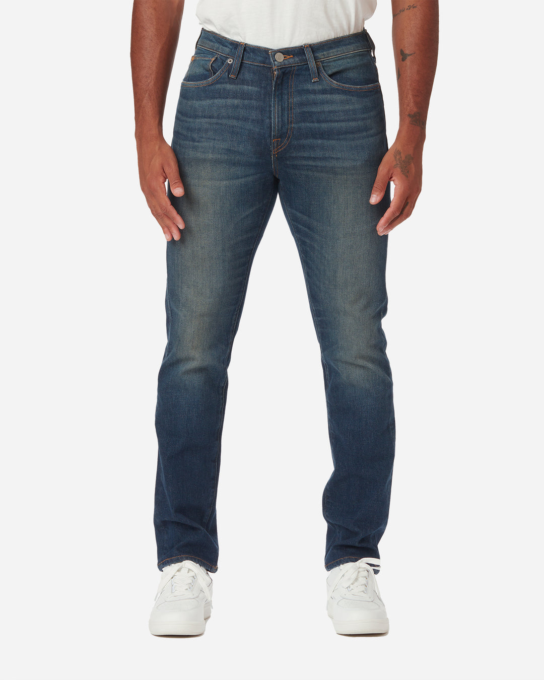 ComfortDenim Stovepipe Jeans 28 Inch - Western Blue Wash