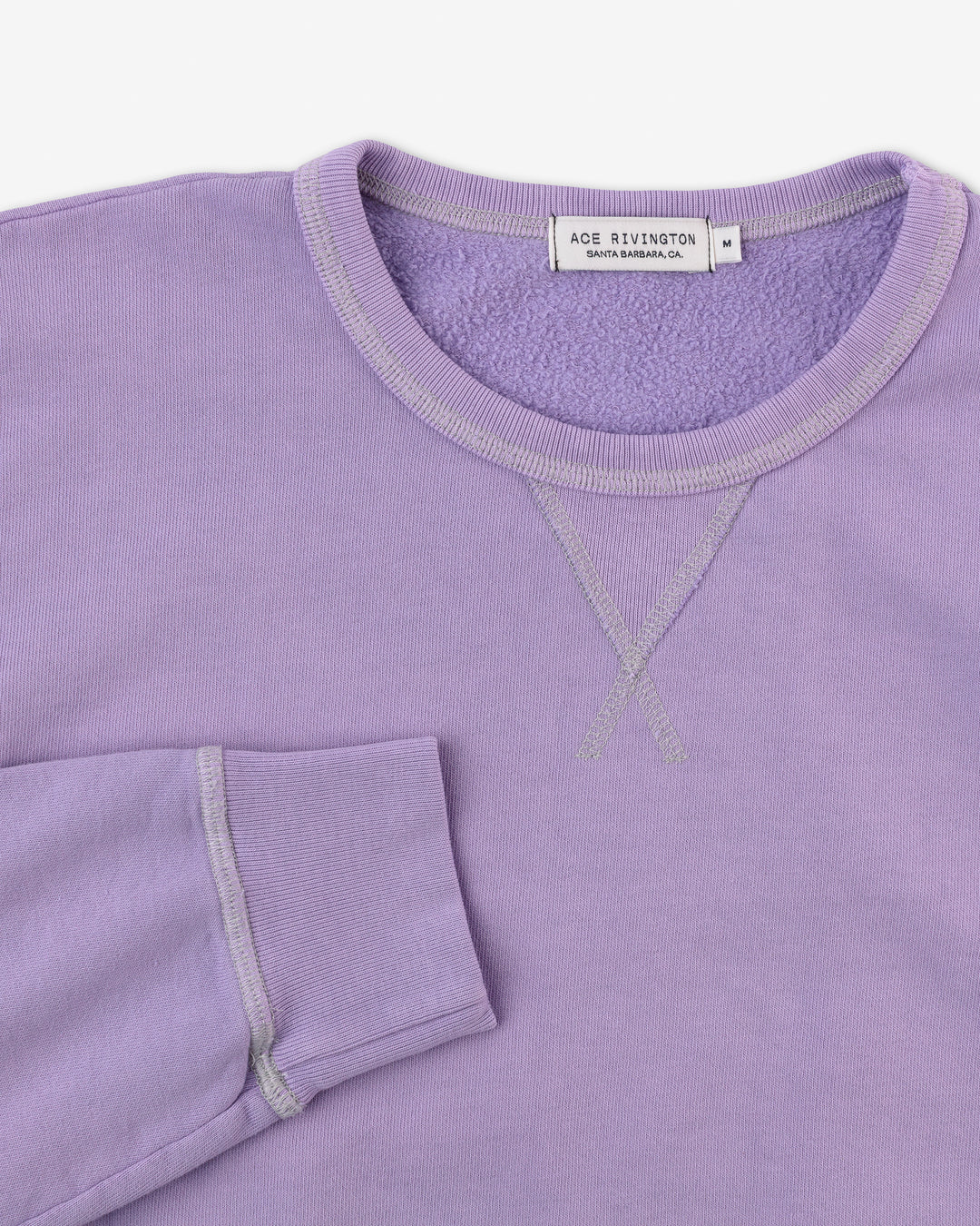 Organic Cotton Sweatshirt - Crewneck - Digital Lavender – Ace Rivington