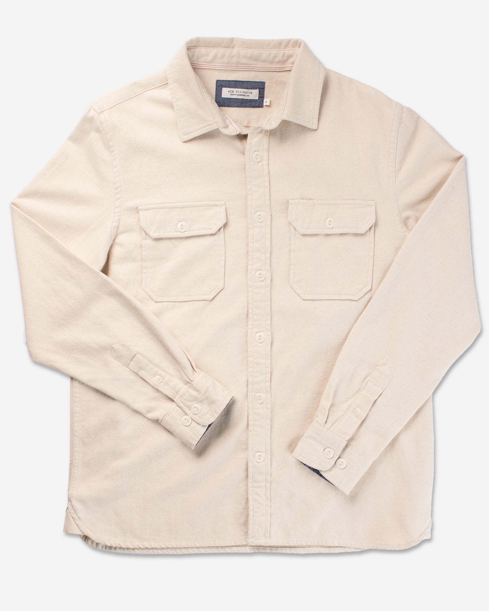 Flannel - Utility Shirt - Ecru