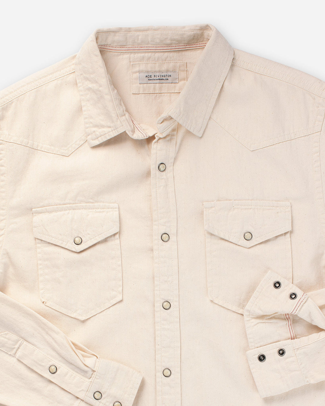 Mid Weight Denim - Western Shirt - Ecru Rinse