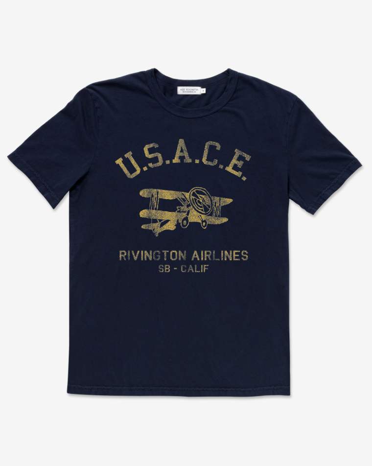 Supima Tee - Crewneck SS - USACE Navy