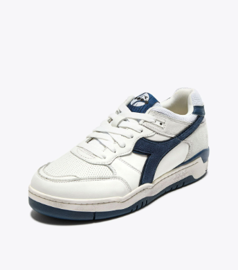 Diadora B. 560 USED - White/ Majolica Blue