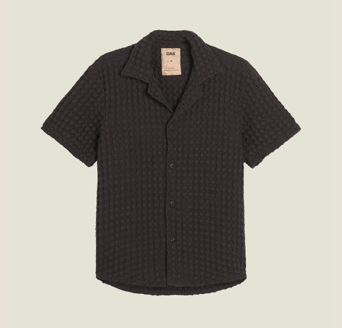 Waffle - Cuba Shirt - Nearly Black