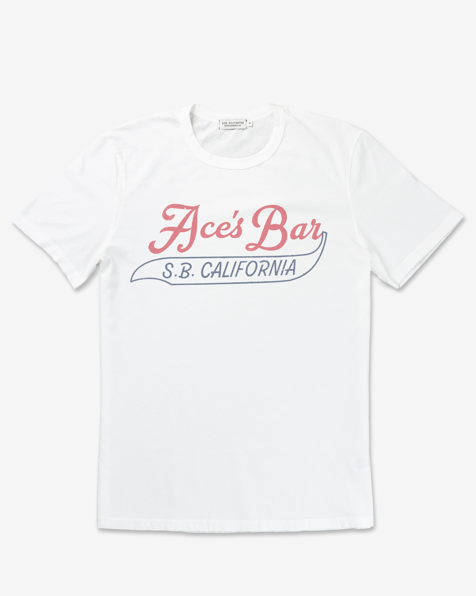 Supima Tee - Crewneck SS - Ace's Bar SB California