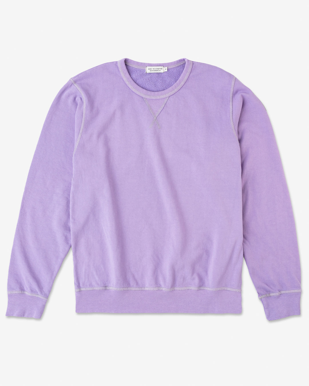 Diesel Sweatshirt Women's S Purple Crew Neck Logo 100% Cotton Made In Greece