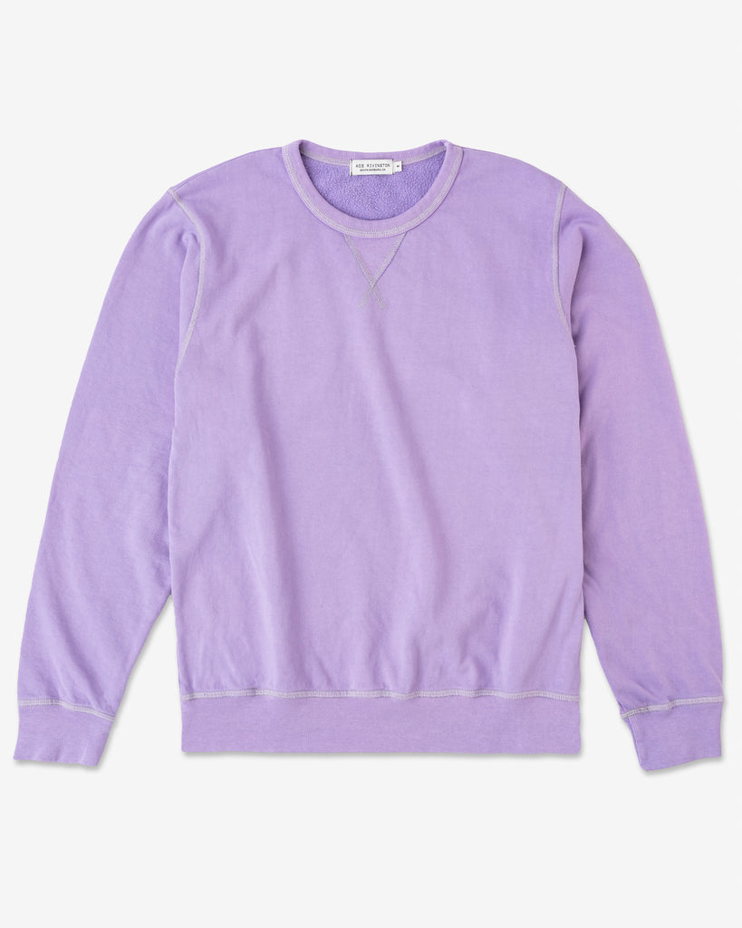 Organic Cotton Sweatshirt - Crewneck - Digital Lavender