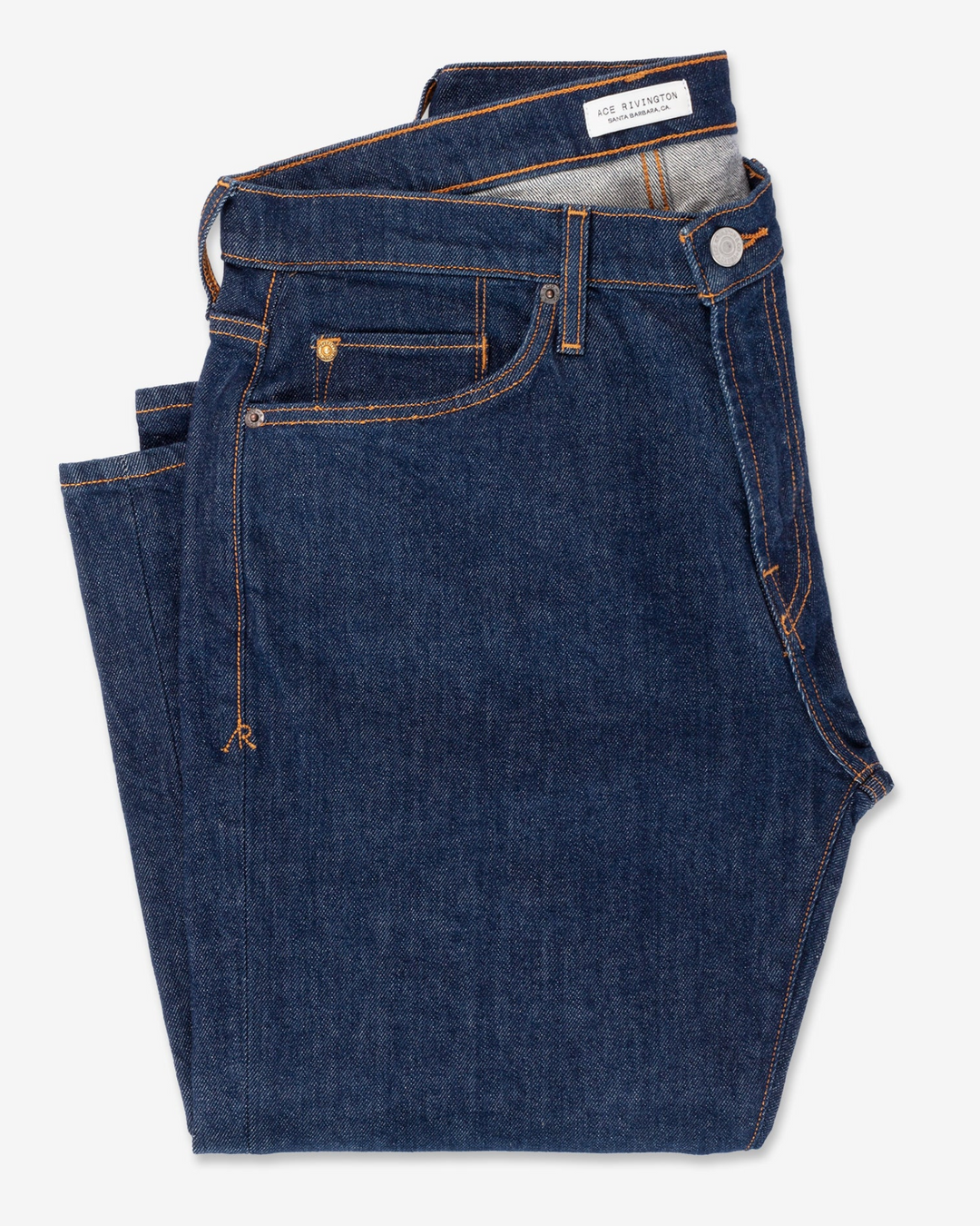 Athletic Straight Denim Jeans - Dark Rinse