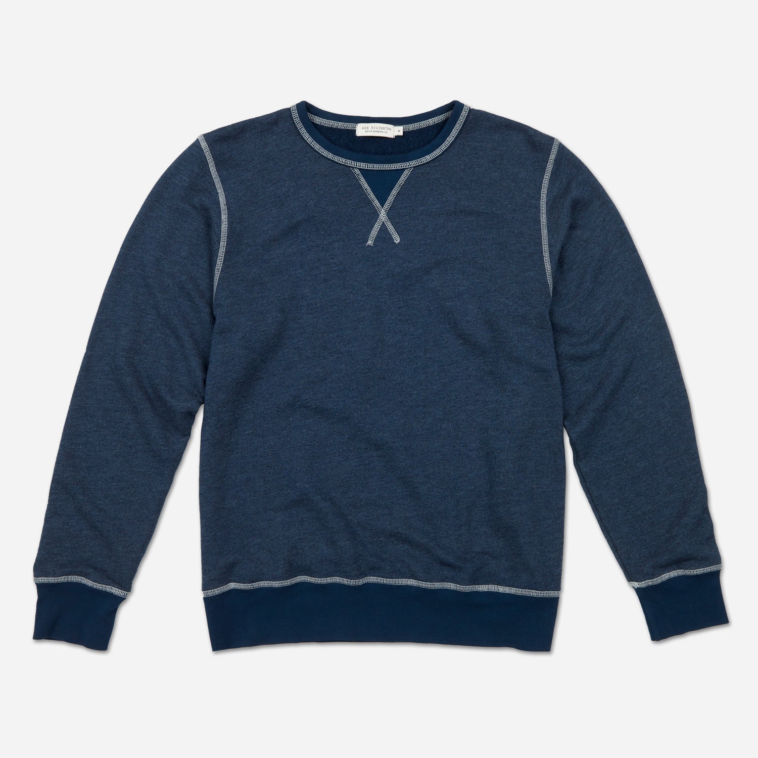 Blue crew discount neck sweatshirt mens